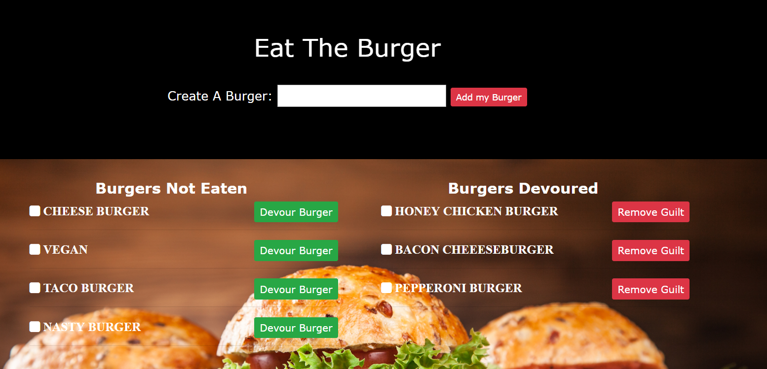 burger website